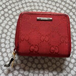 Gucci Red Small Coin Purse